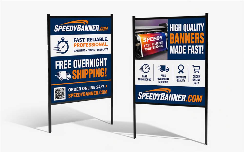 Realtor Panel Signs Overnight