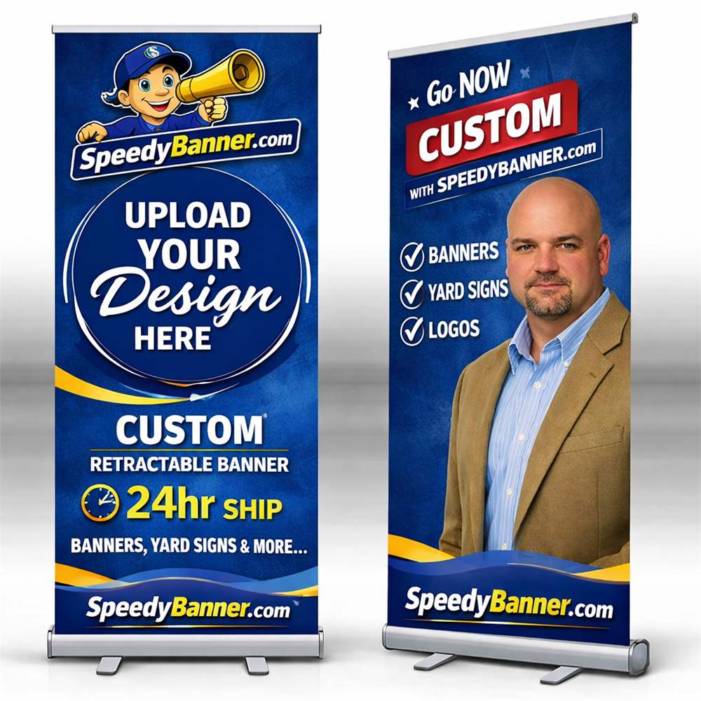 Retractable Banner Stand Example 1