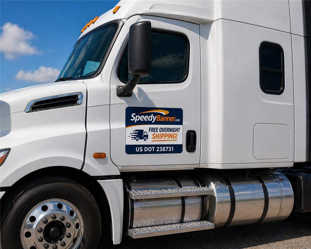 Truck Door Magnet Sign